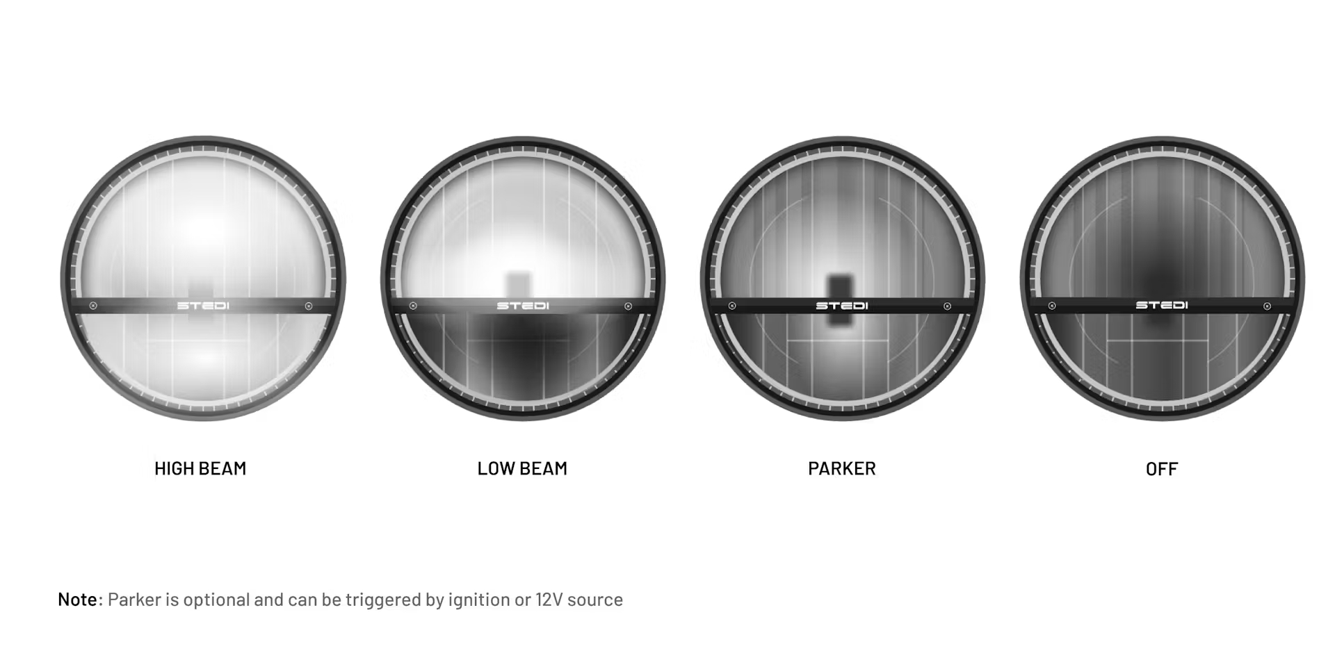 STEDI 7 Inch Homage LED Headlight Chrome | 5700K